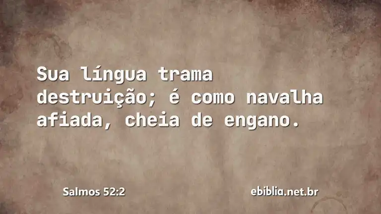 Salmos 52:2