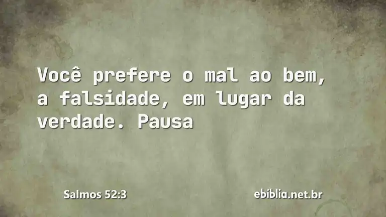 Salmos 52:3