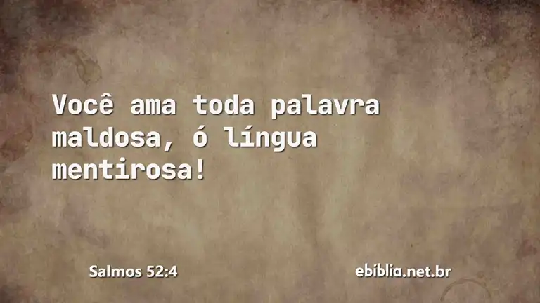 Salmos 52:4