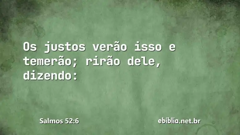 Salmos 52:6