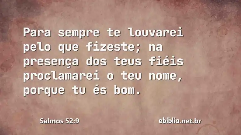 Salmos 52:9