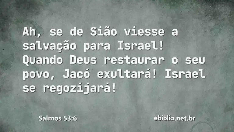 Salmos 53:6