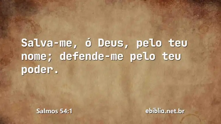 Salmos 54:1