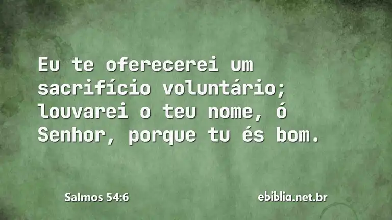 Salmos 54:6