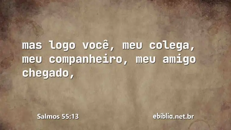 Salmos 55:13