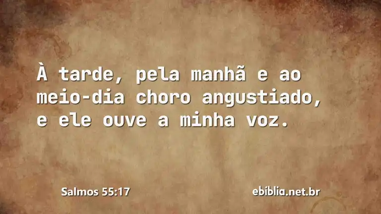 Salmos 55:17