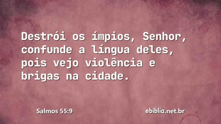 Salmos 55:9