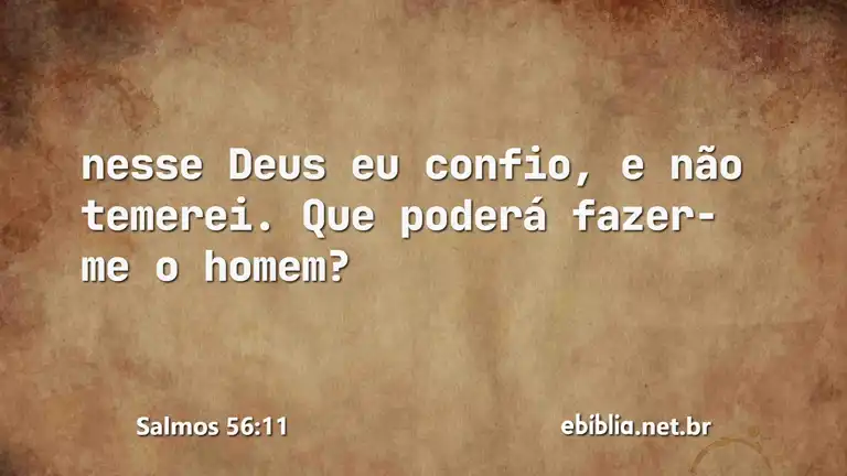 Salmos 56:11