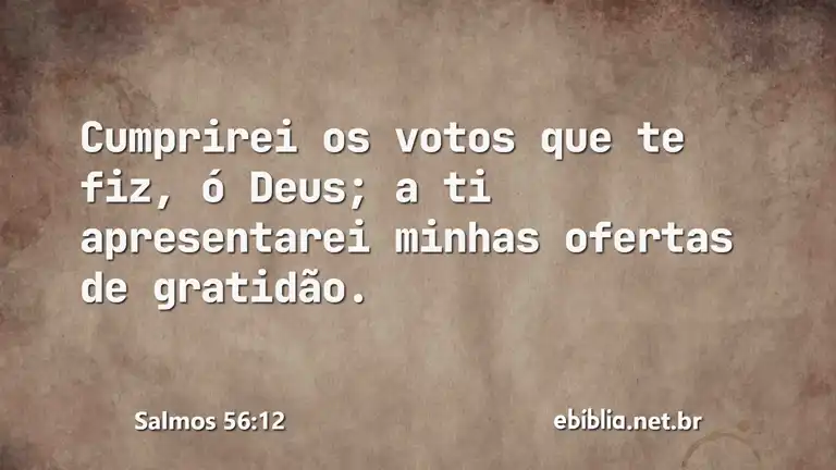 Salmos 56:12