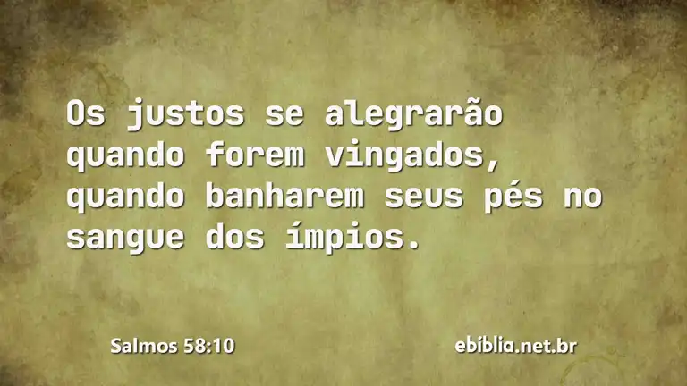 Salmos 58:10