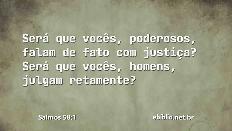 Salmos 58:1