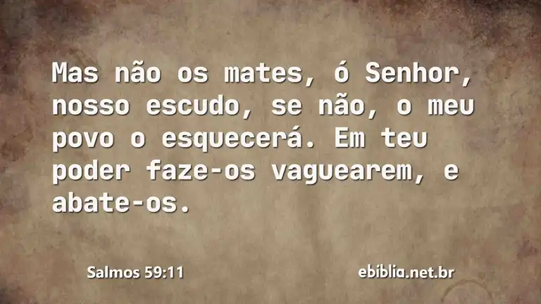 Salmos 59:11