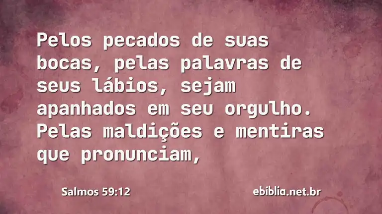 Salmos 59:12