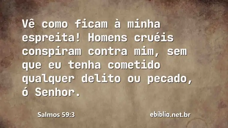 Salmos 59:3