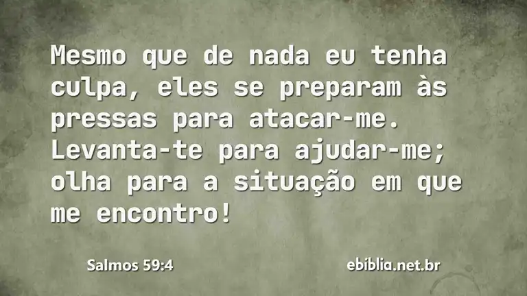 Salmos 59:4