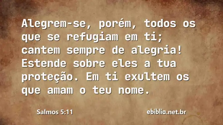 Salmos 5:11