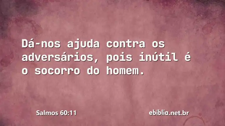 Salmos 60:11