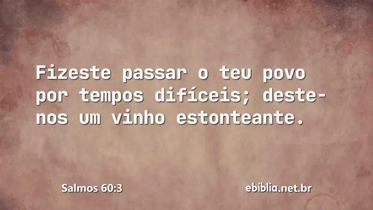 Salmos 60:3