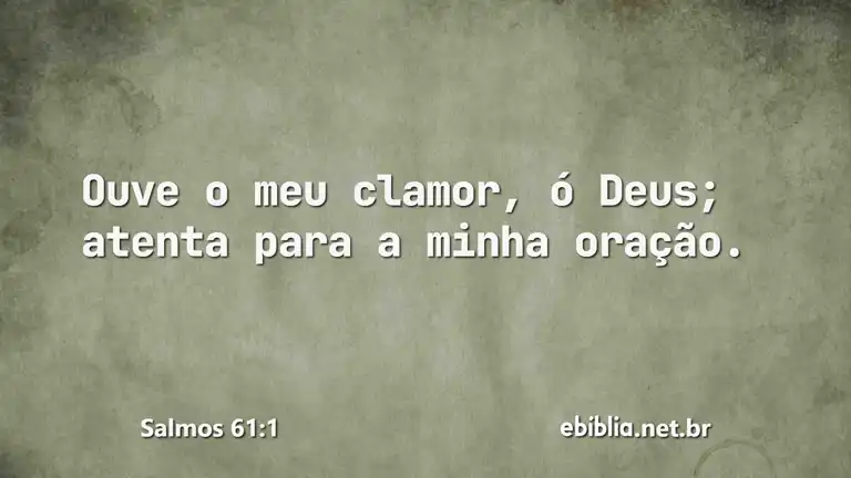 Salmos 61:1