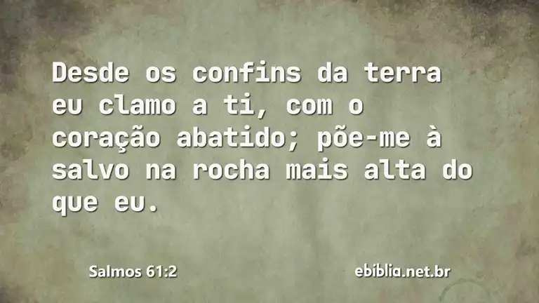 Salmos 61:2