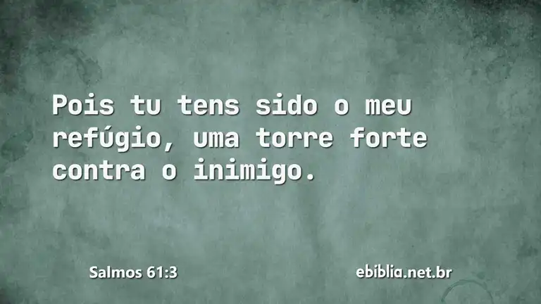 Salmos 61:3