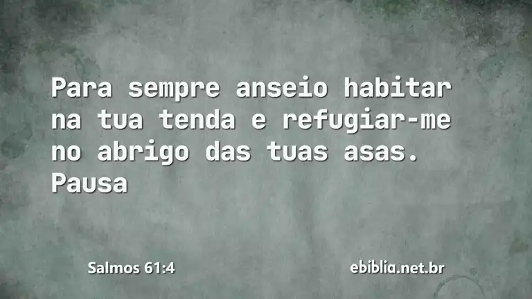 Salmos 61:4