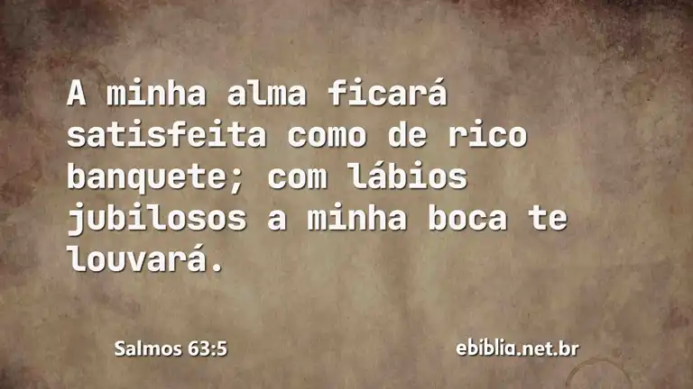 Salmos 63:5