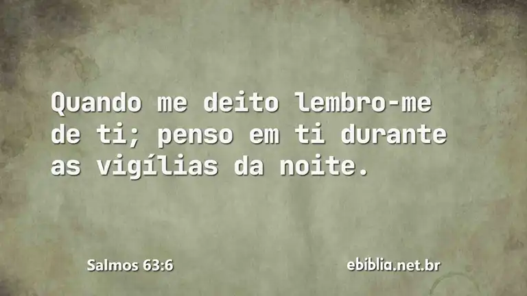 Salmos 63:6