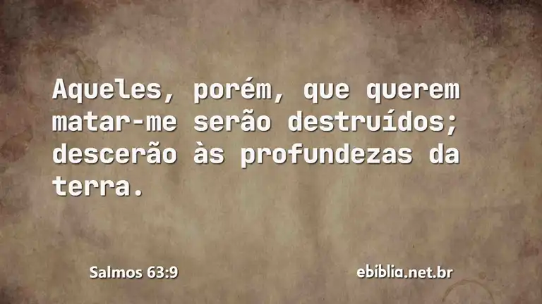 Salmos 63:9