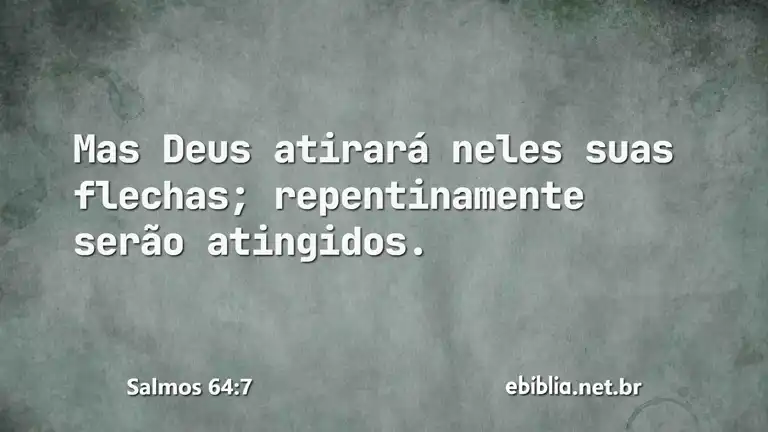 Salmos 64:7