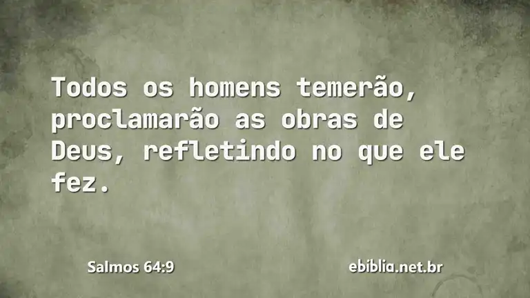 Salmos 64:9