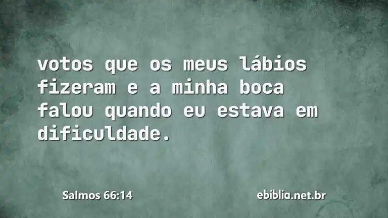 Salmos 66:14