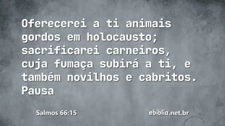 Salmos 66:15