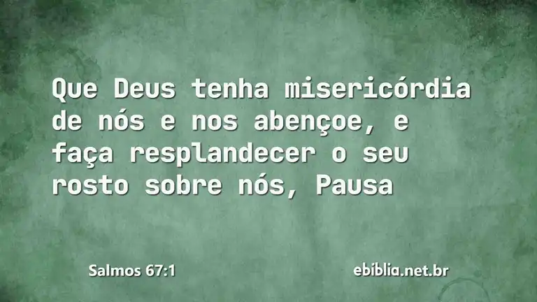 Salmos 67:1