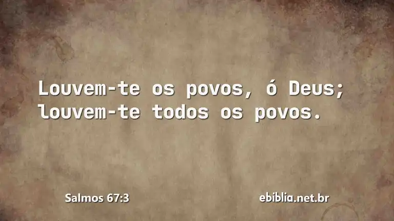 Salmos 67:3