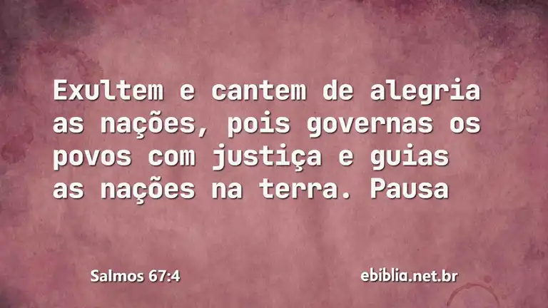 Salmos 67:4