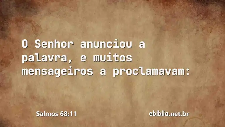 Salmos 68:11