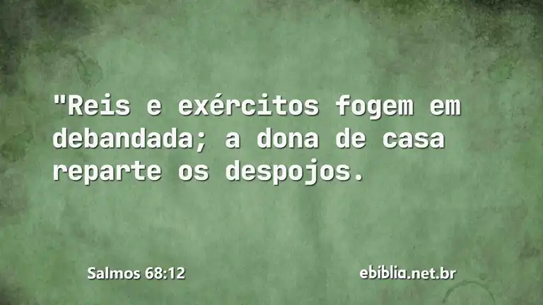 Salmos 68:12