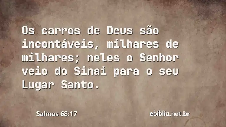 Salmos 68:17