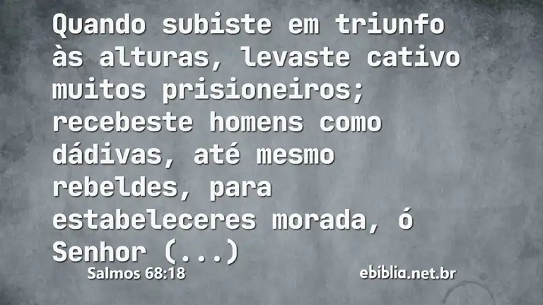 Salmos 68:18