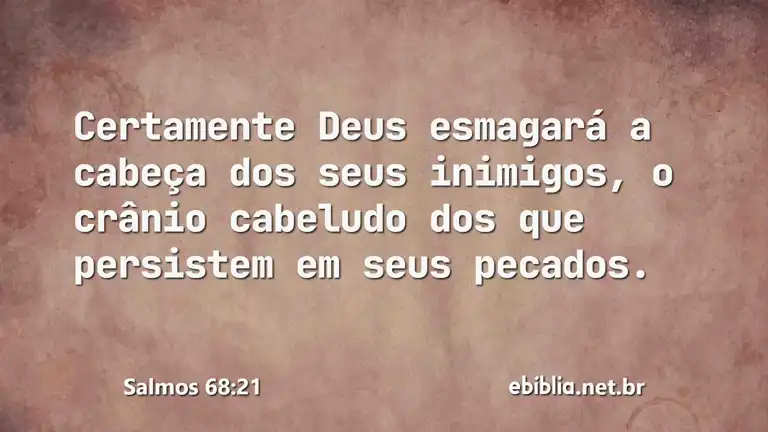 Salmos 68:21