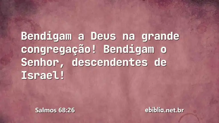 Salmos 68:26