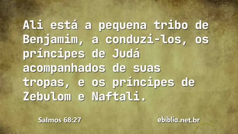 Salmos 68:27