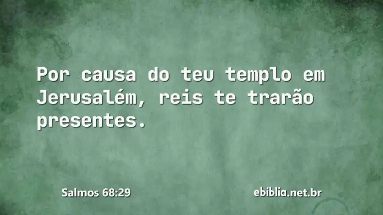 Salmos 68:29