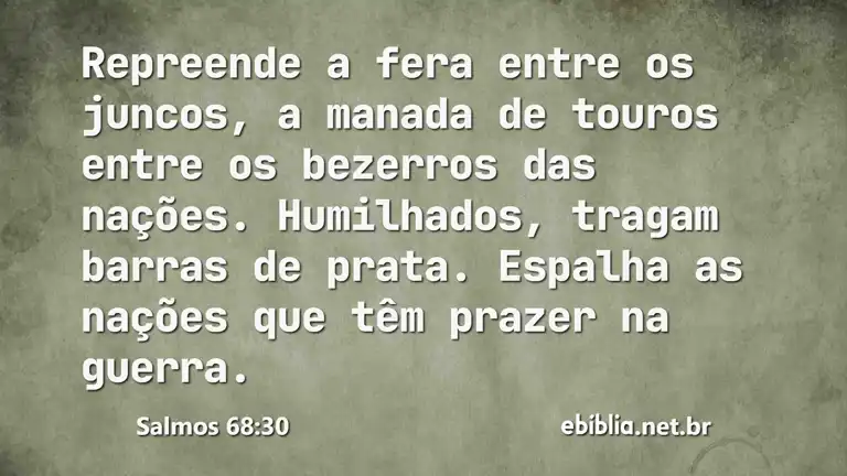 Salmos 68:30