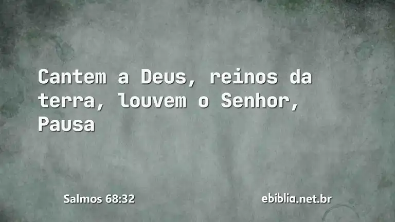 Salmos 68:32