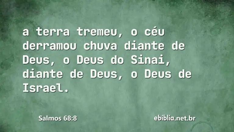 Salmos 68:8