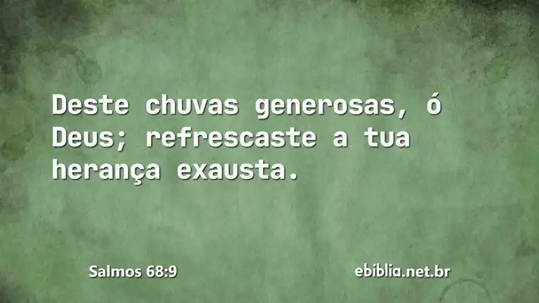 Salmos 68:9