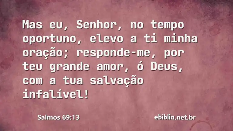 Salmos 69:13