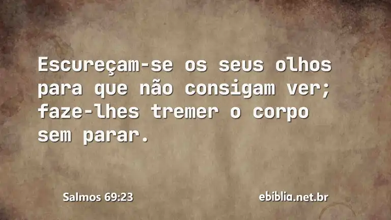 Salmos 69:23